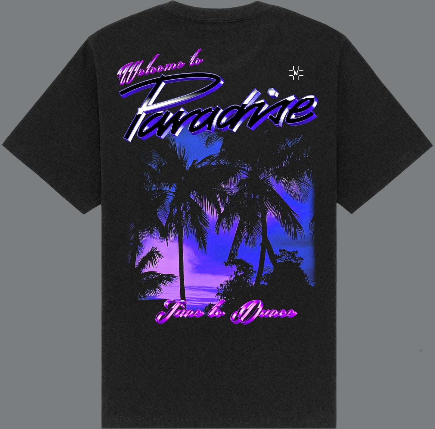 Paradise x Millinsky - Sunset Dream Black Tee