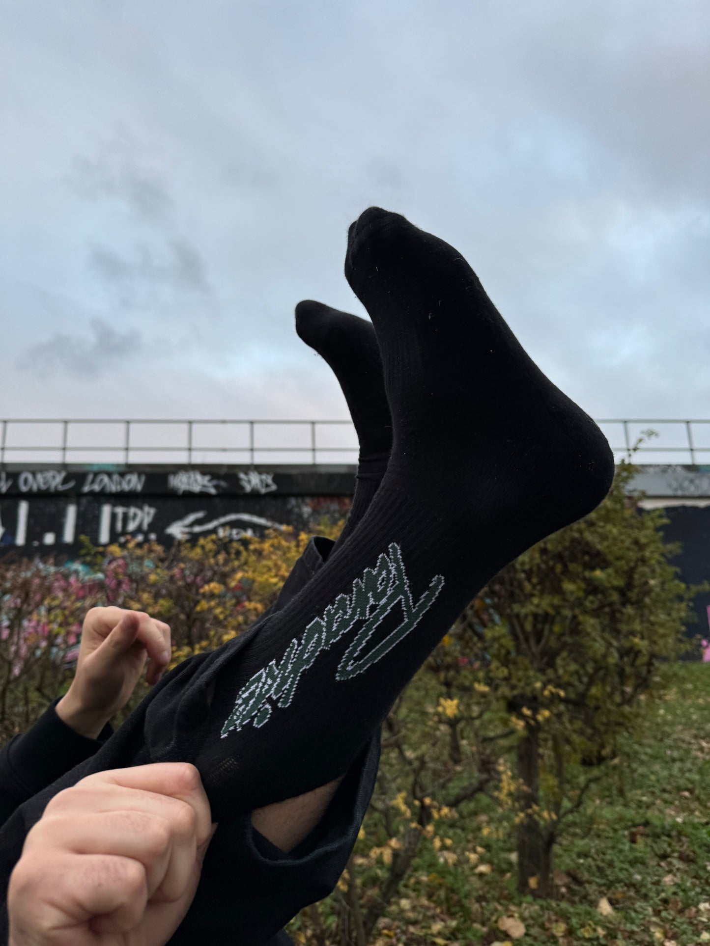 Logo - Black socks
