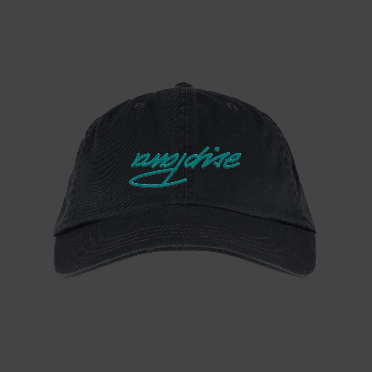 Reverse logo - Black cap