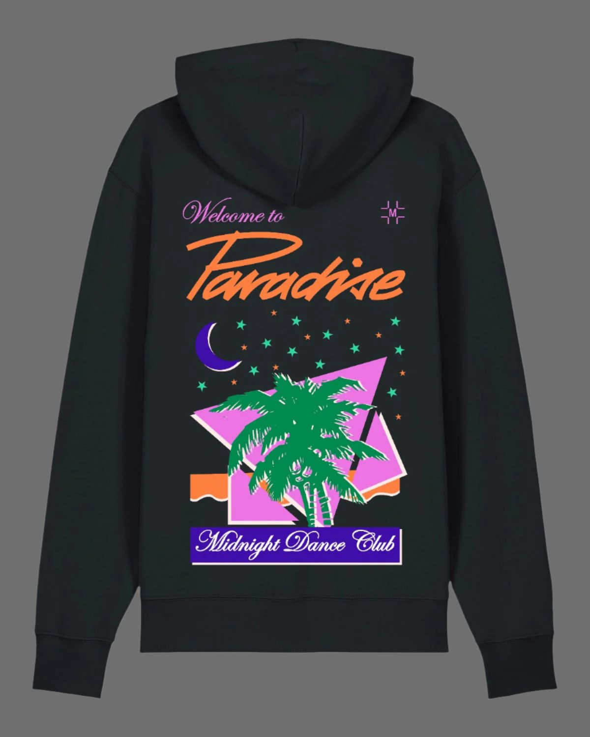 Paradise x Millinsky - Welcome to Paradise Black hoodie