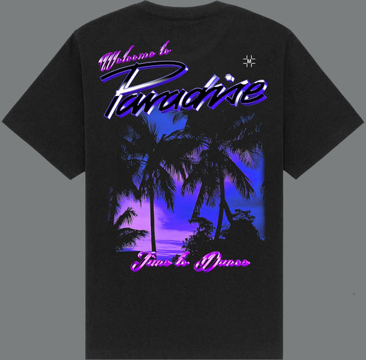 Paradise x Millinsky - Sunset Dream Black Tee