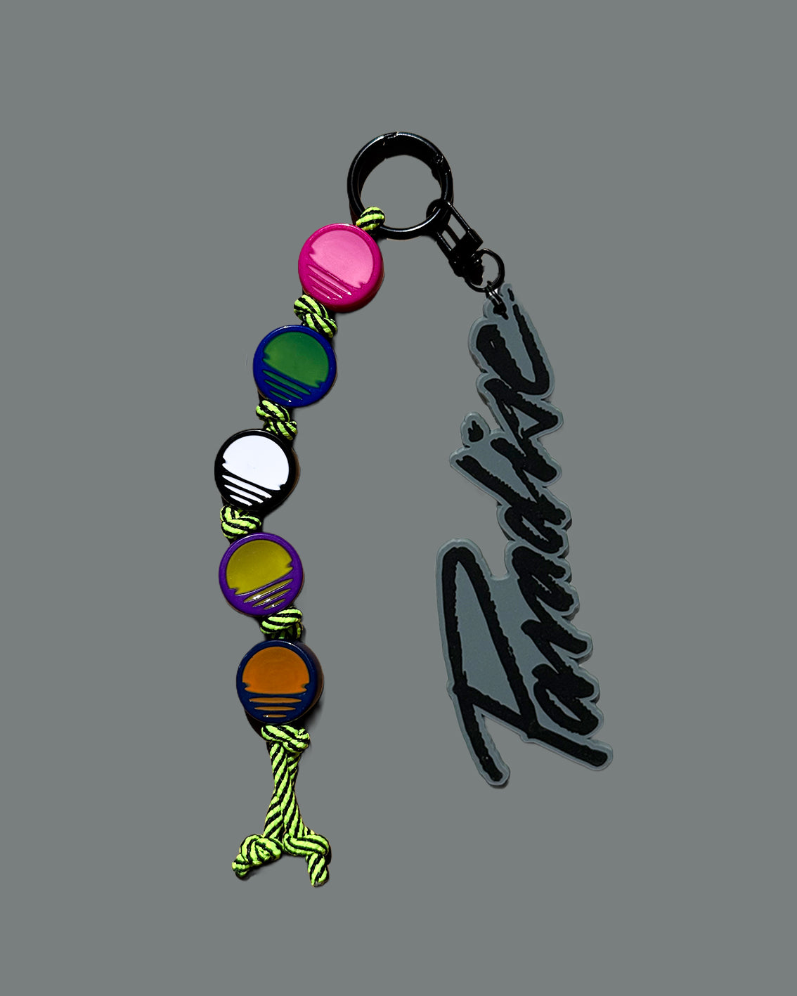 LOGO CHARMS LANYARD (GREY)