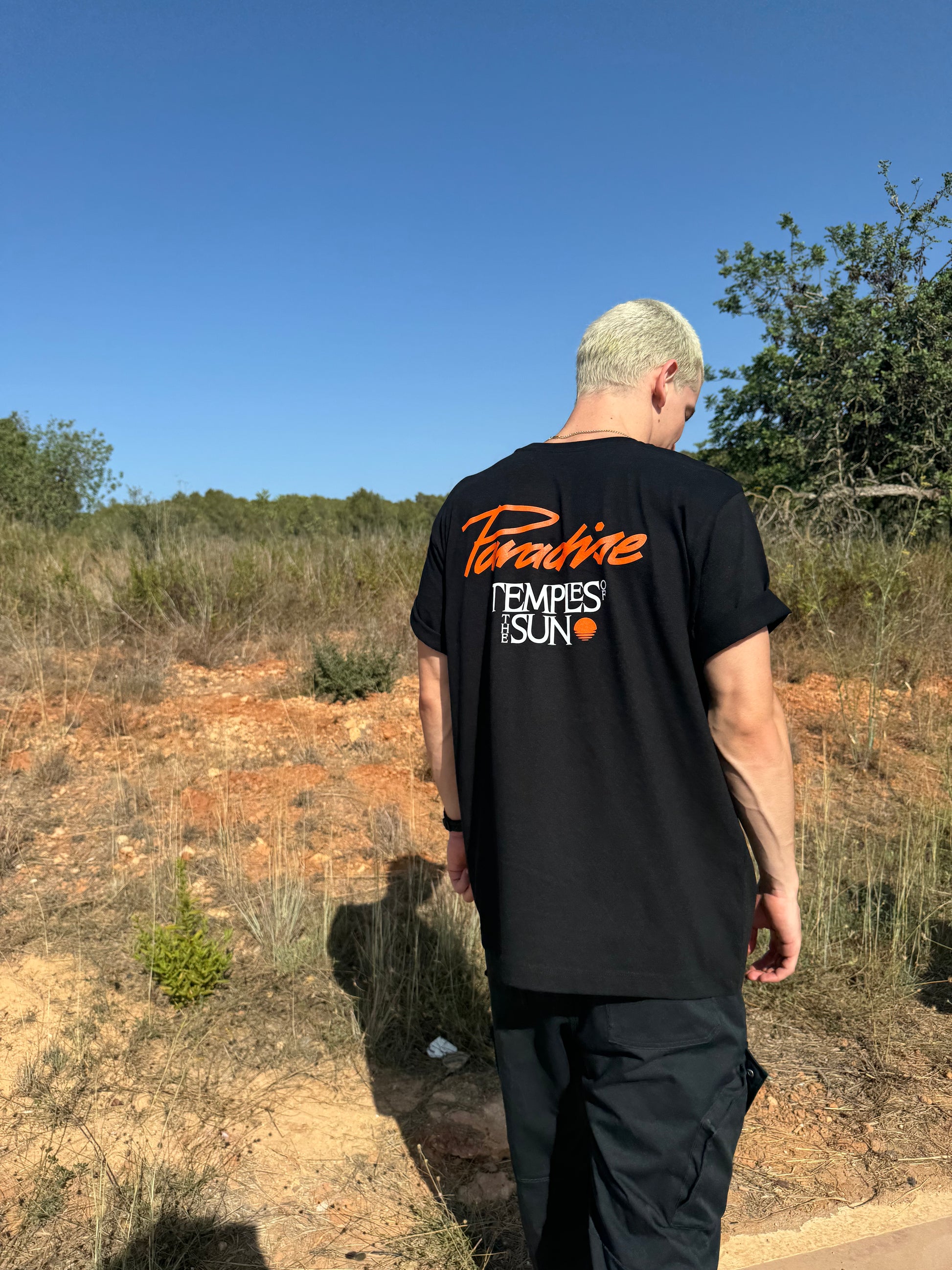 Temples of the Sun - Black logo tee – THE HOUSE OF HOT Temples of the Sun - Black logo tee – THE HOUSE OF HOT