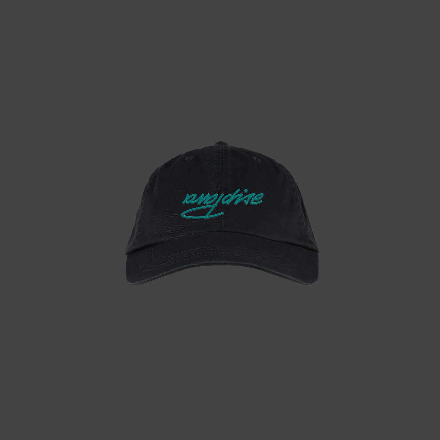 Reverse logo - Black cap